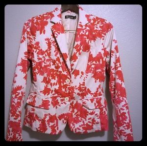 New York and Company  Floral Blazer size 8.